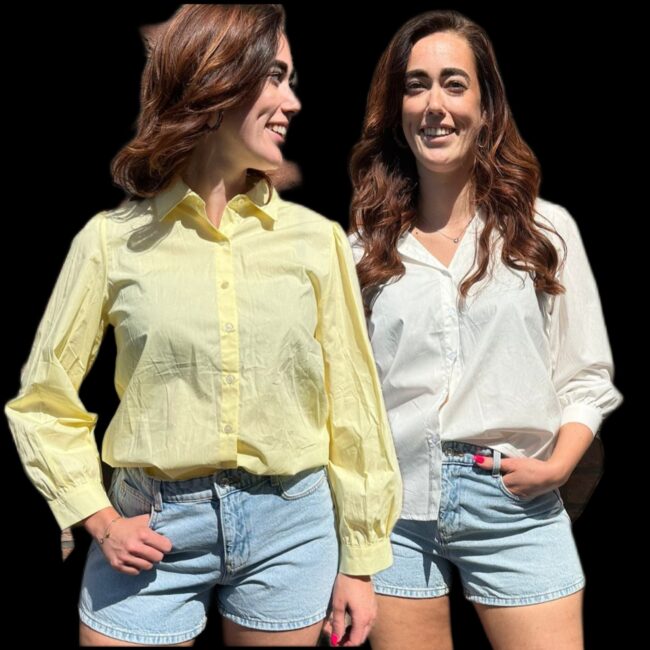 Blouse met New York opdruk achterzijde - Afbeelding 2