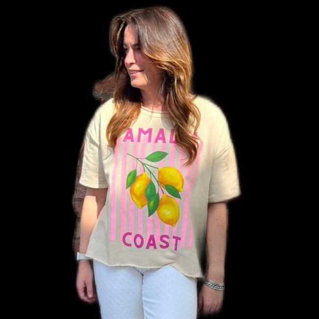 T-Shirt Amalfi Coast opdruk