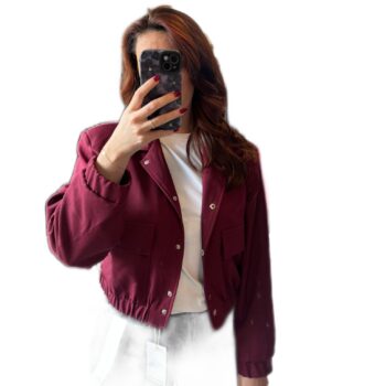 Jacket met drukknoopsluiting