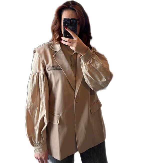 Gilet met geblokte achterkant - Afbeelding 3